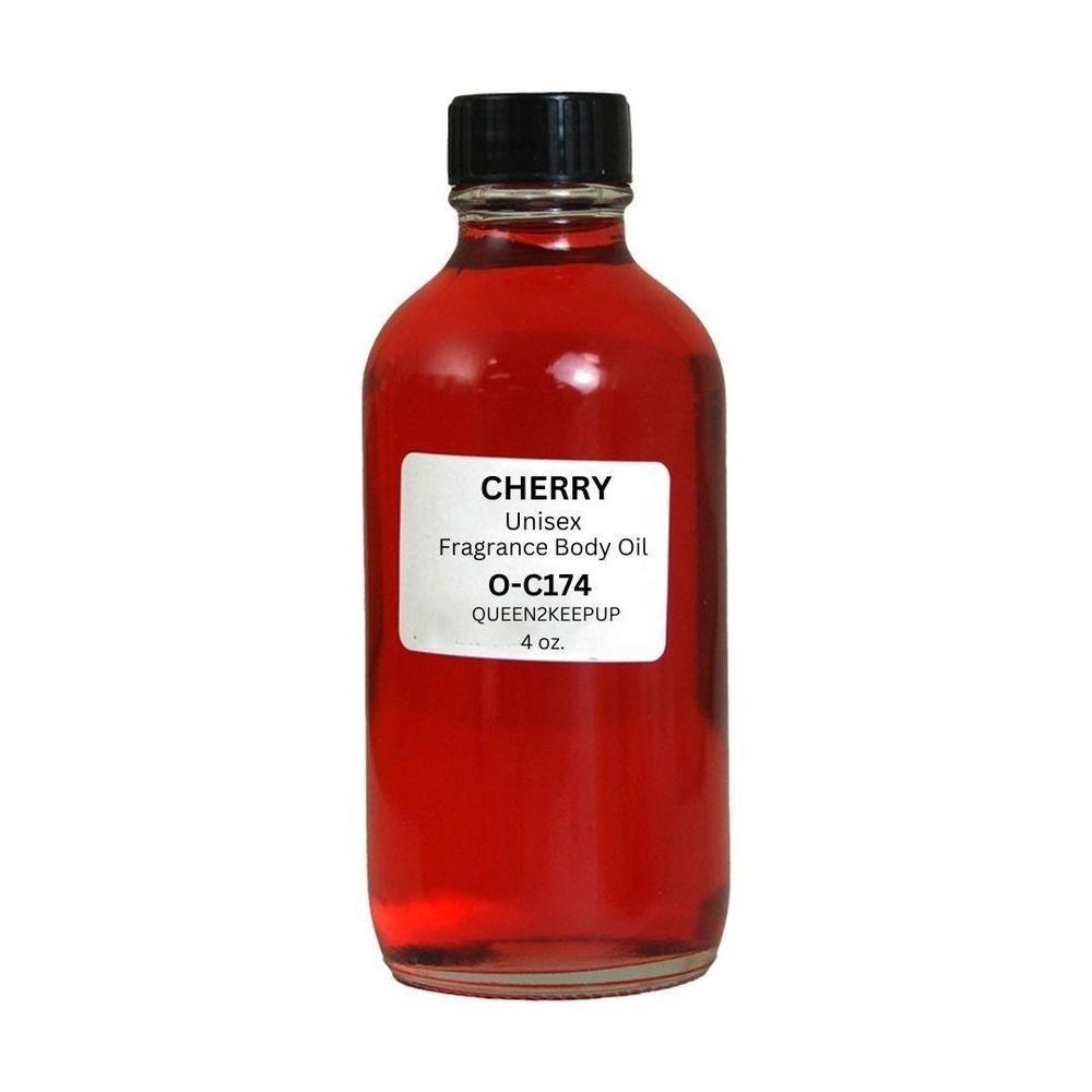 Cherry Unisex Body Oil 4 oz Fragrance Similar All Natural Scent